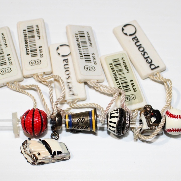 12 PERSONA 925 Sterling Charms - Picture 3 of 16